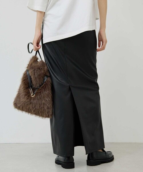 GALLARDAGALANTE（ガリャルダガランテ） スカート フェイクレザー