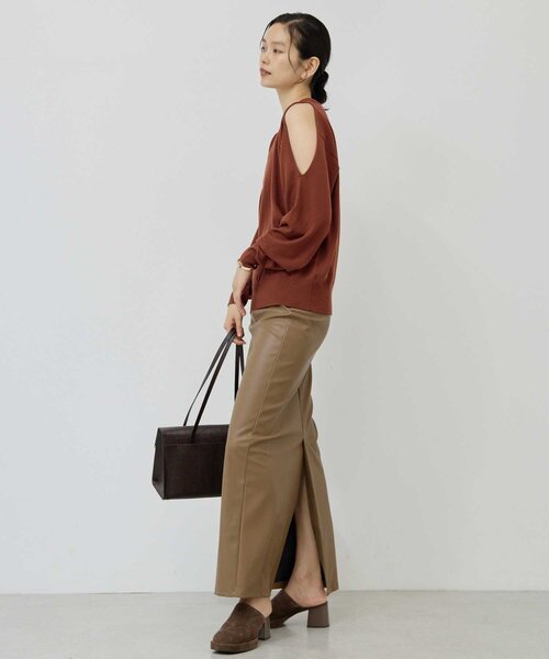 GALLARDAGALANTE（ガリャルダガランテ） スカート フェイクレザー