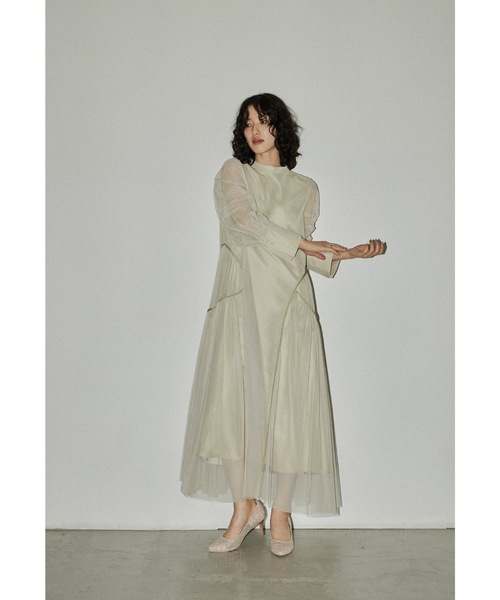 niana（ニアナ） ドレス チュールパイピングAラインドレス マタニティ