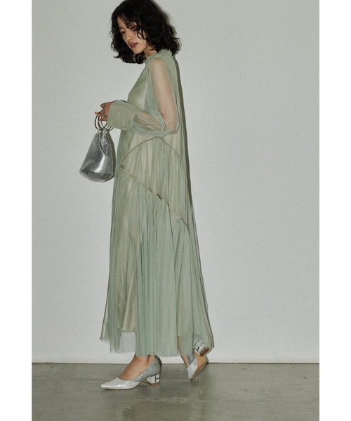 niana（ニアナ） ドレス チュールパイピングAラインドレス マタニティ