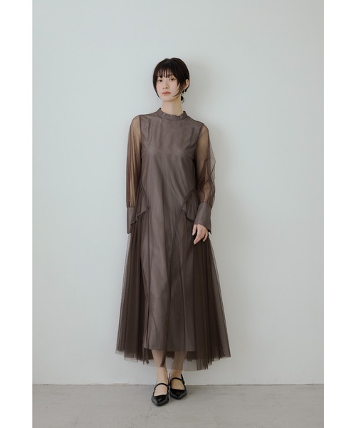 niana（ニアナ） ドレス チュールパイピングAラインドレス マタニティ