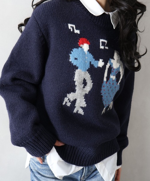 Libby&Rose（リビーアンドローズ） ニット セーター DANCEジャガード