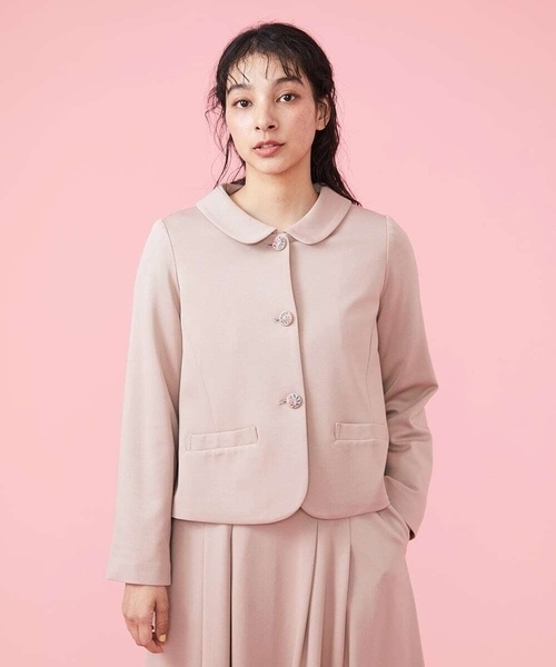 Jocomomola（ホコモモラ） スーツ ポンチフラットカラージャケット