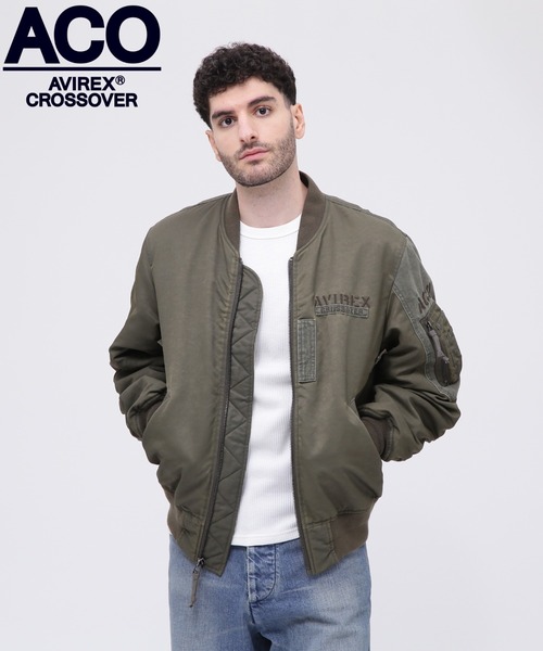 AVIREX（アヴィレックス） ma1 ma-1 「CROSSOVER」FADED MA-1 CUSTOM
