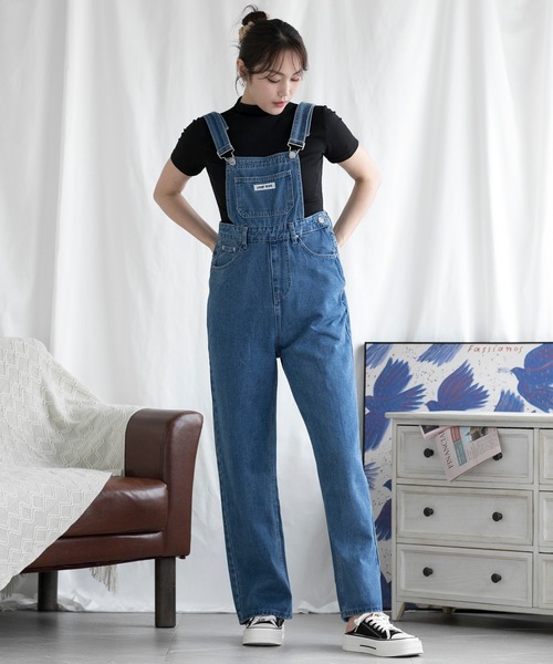 aimoha（アイモハ） サロペット オーバーオール カジュアルデニム