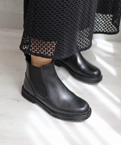 MODE KAORI（モードカオリ） ブーツ 「本革」「3E」サイドゴアショート