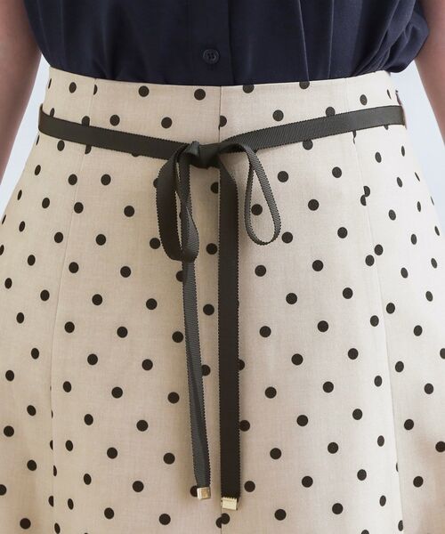 grove（グローブ） スカート ドットで華やぐ 軽やかマーメイドスカート
