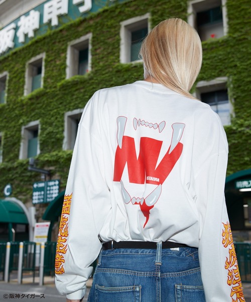 NOSTALVIA tシャツ 阪神タイガース × ノスタルヴィア Tigers Fang