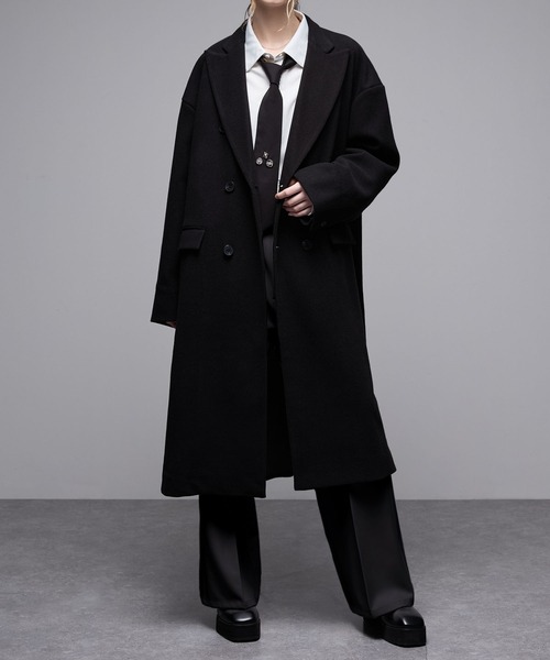 Loose（ルース） チェスターコート コート ベーシック メルトンダブル