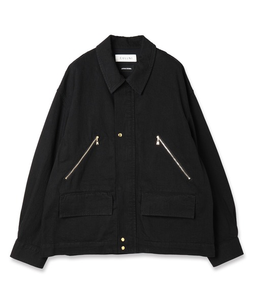 CULLNI（クルニ） デニムジャケット gジャン DOUBLE POCKET ZIP UP