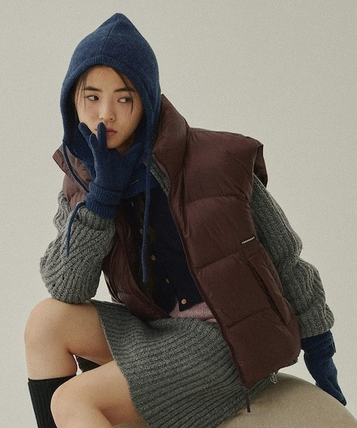 Bling Leads ネックウォーマー スヌード Bling Leadsケーブル編み