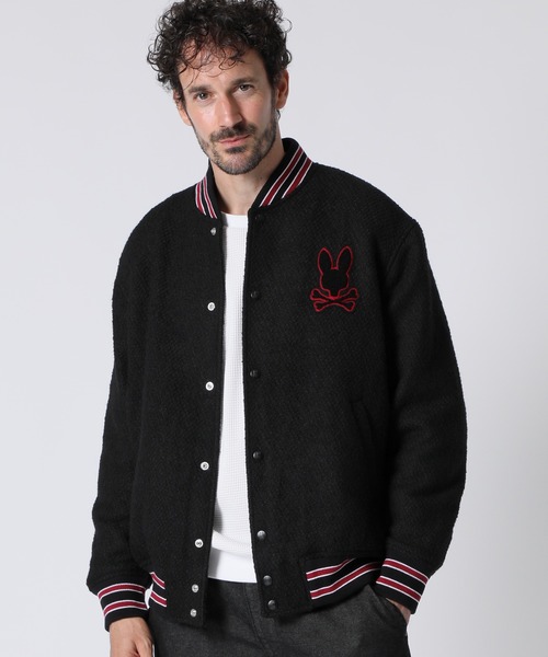 Psycho Bunny（サイコバニー） ma1 ma-1 ツイード バーシティ