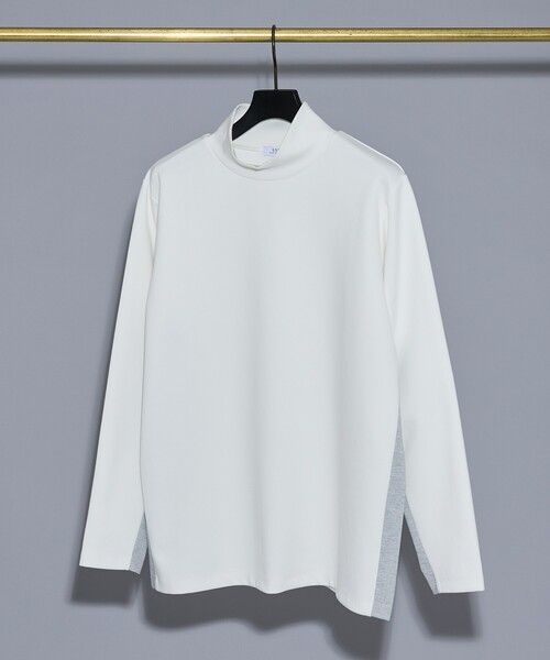 5351 POUR LES HOMMES tシャツ サイドライン ハイネック 長袖Tシャツ