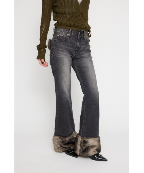 LAGUA GEM（ラグアジェム） ジーンズ デニム デニムパンツ FAUX FUR