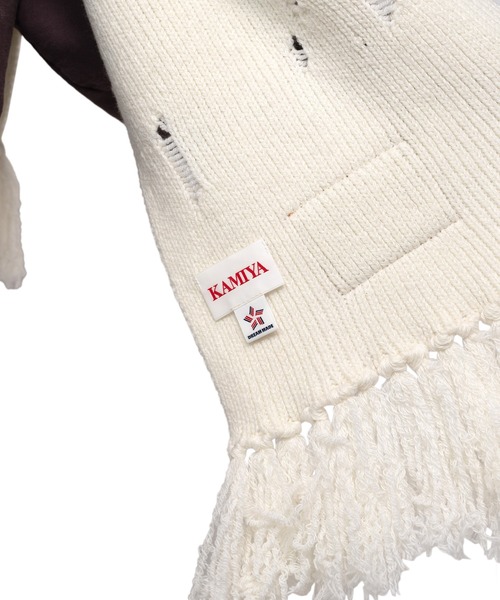 KAMIYA マフラー Distressed Knit Muffler メンズ : ZOZOTOWN Yahoo!店