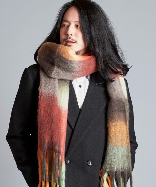 NO ID.（ノーアイディー） ストール マフラー 「NO ID.」Multi-Color