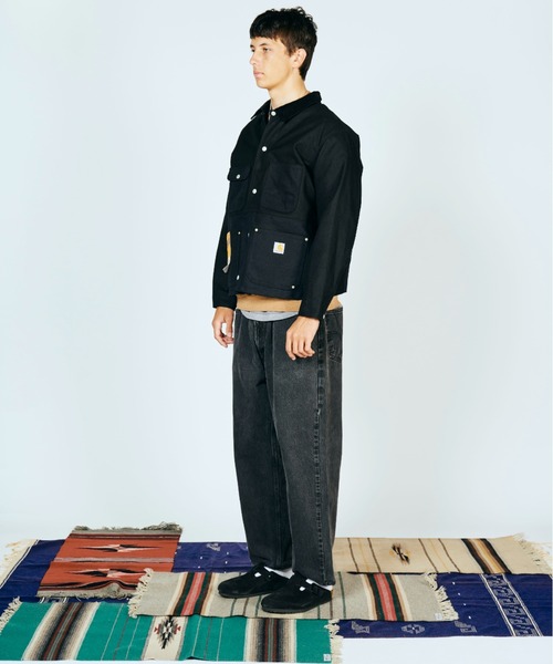 希少 90's デッドストック カーハート カバーオール 黒 L Carhartt