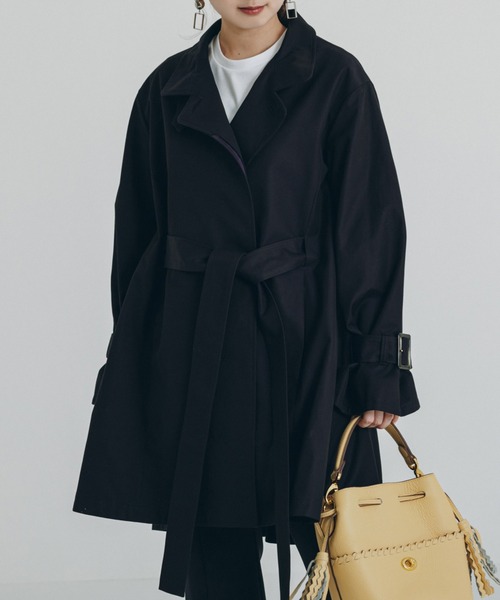 Sirin トレンチコート コート 「テントシルエット」ハーフ丈トレンチ