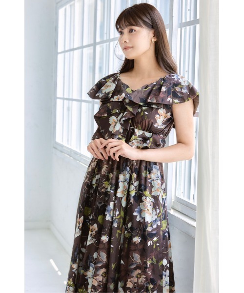 Her lip to ワンピース Anemone Ruffled Long Dress : ZOZOTOWN Yahoo