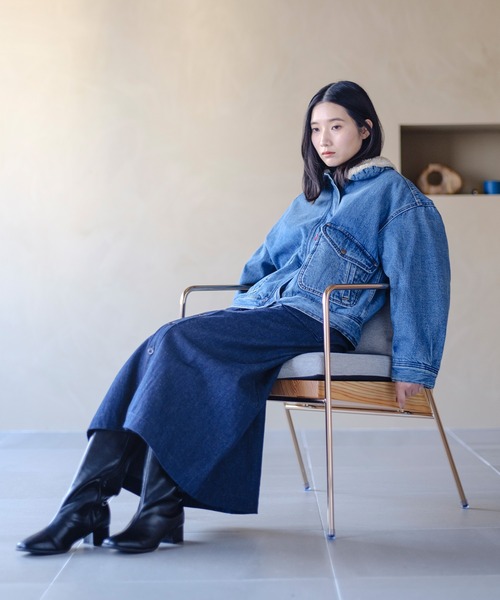 Levi's（リーバイス） デニムジャケット gジャン シェルパ ボンバー