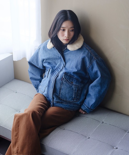 Levi's（リーバイス） デニムジャケット gジャン シェルパ ボンバー