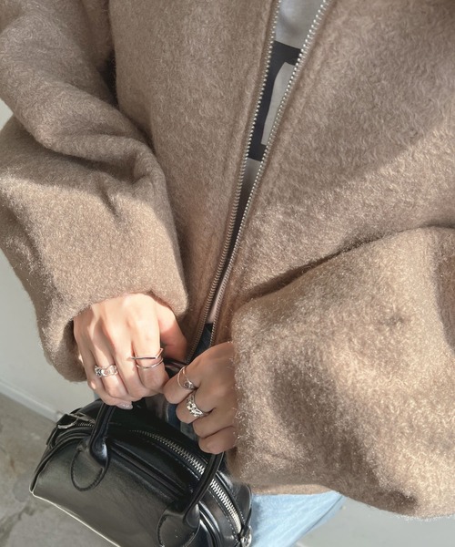 Futier Land（フューティアランド） ジャケット ブルゾン シープ調ボア