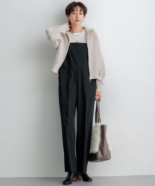 サロペット オーバーオール 「洗える」ドライ2WAYストレッチ