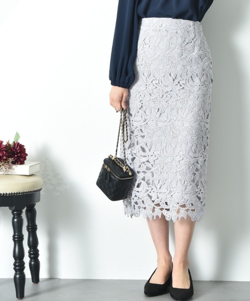 INTERPLANET（インタープラネット） スカート ケミカルレースBACK