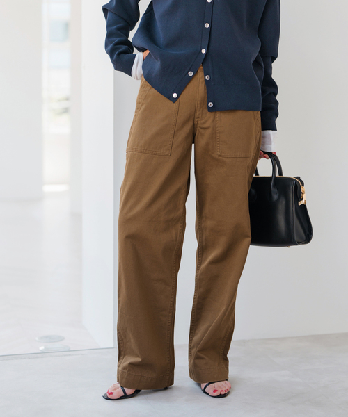 Spick＆Span（スピック アンド スパン） カーゴパンツ 「追加」ルーズ