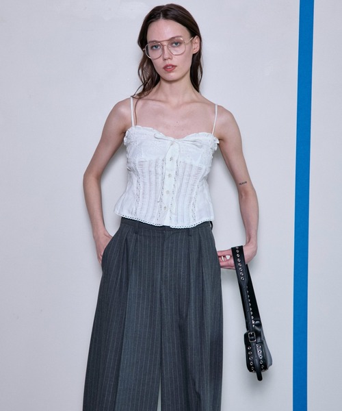 MAISON SPECIAL（メゾンスペシャル） ブラウス シャツ 2way Cotton