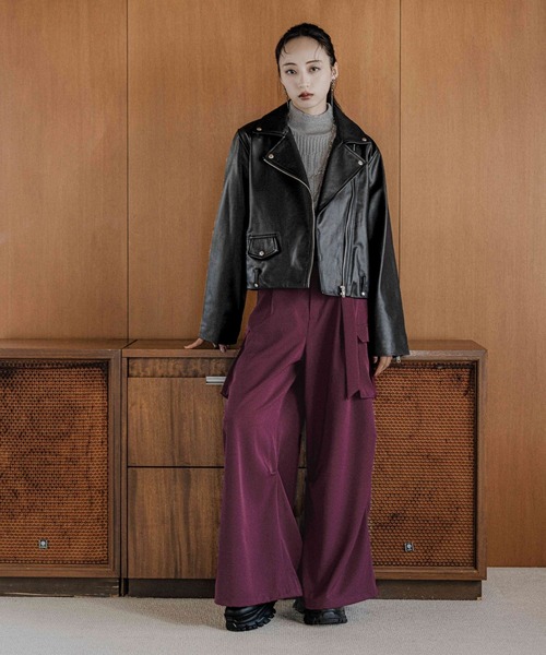 HARE（ハレ） レザージャケット ライダース レザーWライダース(HARE