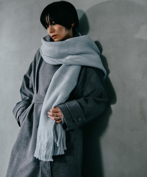 LEPSIM（レプシィム） ストール マフラー ラッセル無地ストール 579601