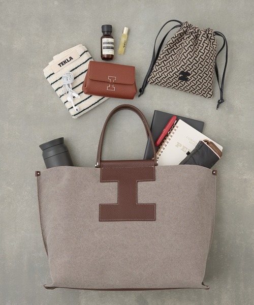 IACUCCI（イアクッチ） トートバッグ ソルベット L CANVAS/CERVO