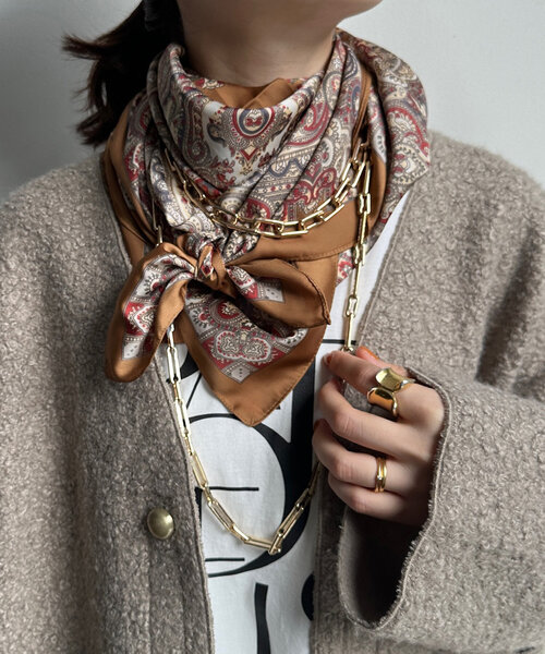 DouDou（ドゥドゥ） ストール マフラー 「新色追加」ペイズリー柄