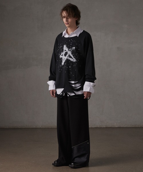 GRANCY スラックス 「GRANCY」Reverse LayeredDesign Slacks