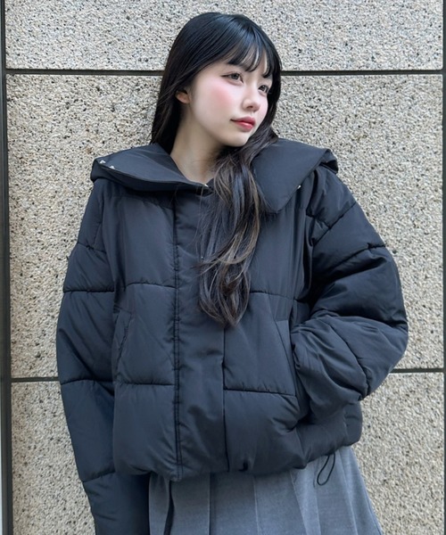 Ada. ダウンコート ダウンジャケット ビッグカラー 中綿 ダウン