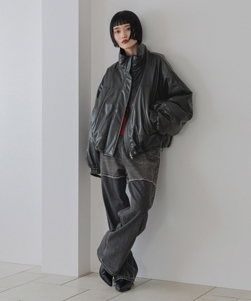 LOWRYS FARM（ローリーズファーム） ブルゾン アウター レザー