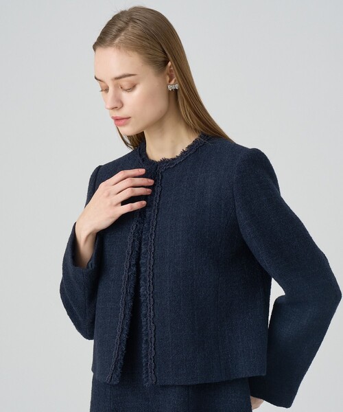 ANAYI（アナイ） ジャケット ノーカラージャケット 「セットアップ対応