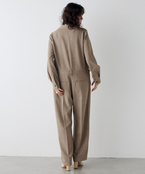 THE PAUSE オールインワン 「THE PAUSE」テーラーカラージャンプスーツ
