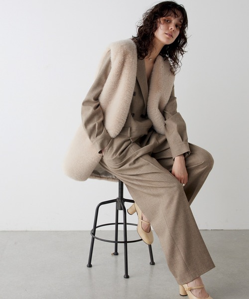 THE PAUSE オールインワン 「THE PAUSE」テーラーカラージャンプスーツ