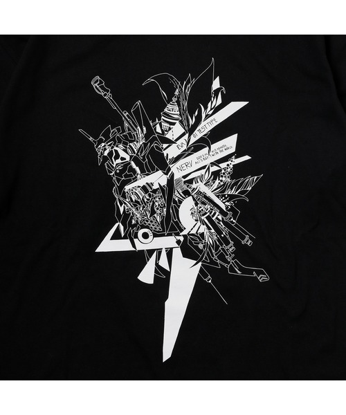 RADIO EVA tシャツ RADIO EVA A051 Abstract EVANGELION Solid T-Shirt