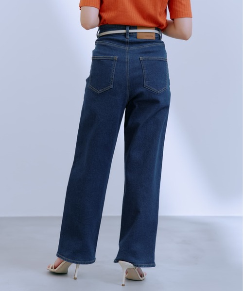 ジーンズ デニム デニムパンツ COHINA DENIM セミワイドストレート