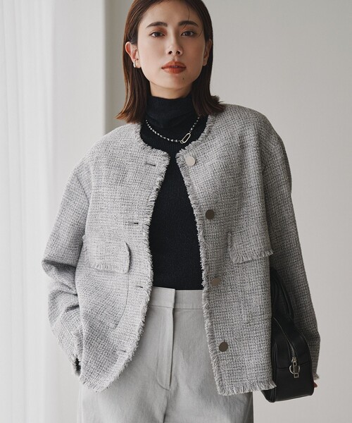 ICB（アイシービー） ジャケット ノーカラージャケット ライト