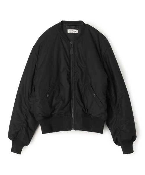 Edition（エディション） ma1 ma-1 Super120's カレッジフラノ MA-1