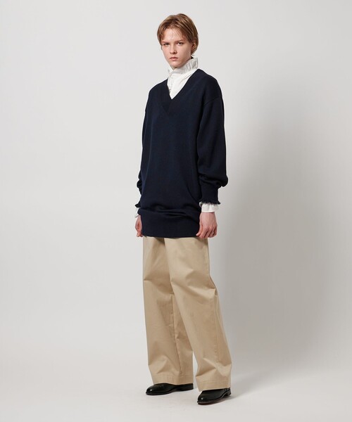 LOEFF（ロエフ） ニット セーター 「LOEFF」9ゲージ フリンジ ビッグ