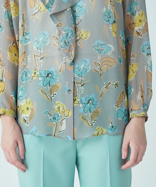 TOMORROWLAND collection シャツ ブラウス リンズフラワープリント