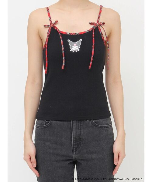 jouetie（ジュエティ） キャミソール 「メロクロコラボ」KUROMIリボン
