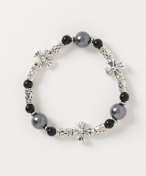 1004ST ブレスレット メンズ シルバー ビーズ ブレスレット メンズ