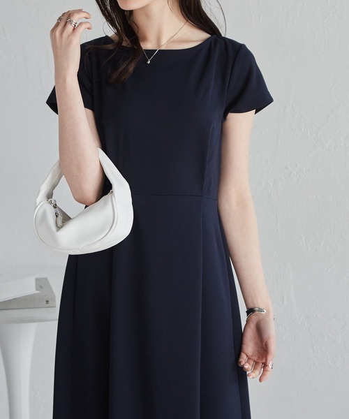 RANAN（ラナン） ワンピース ウエストタックフレアワンピース