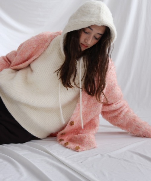 BAB（バブ） ニット セーター フーディーニットトップス レディース